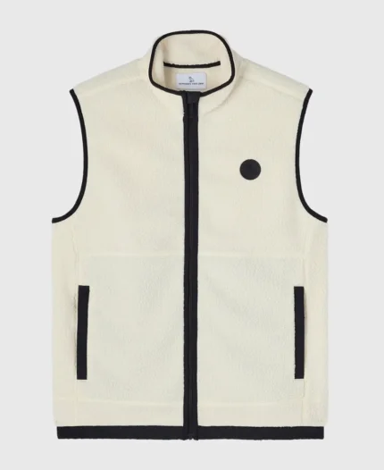 OVO Sherpa Fleece Off White Vest