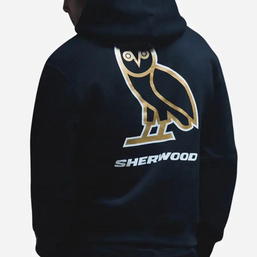 【OVO x SHERWOOD】フーディ SHERWOOD STREET HOCKEY HOODIE Sherwood Street Hockey Hoodie - Black | October's Very Own