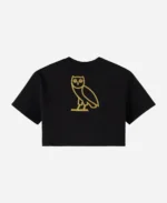 OVO The October Issue Cropped Black T-Shirt For Womens