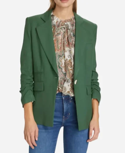 Olympia Lawrence TV-Series Matlock 2024 Skye P. Marshall Green Single-Breasted Blazer