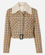 Only Murders In The Building S03 Mabel Mora Plaid Jacket