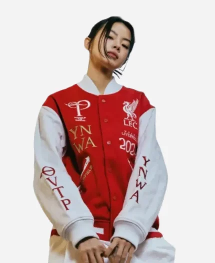 P x Liverpool FC 2024 Varsity Jacket