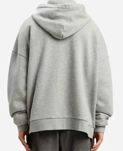 Palm Angles College Logo Grey Pullover Hoodie For Unisex