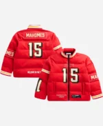 Patrick Mahomes Kansas City Chiefs Off Season Puffer Jacket