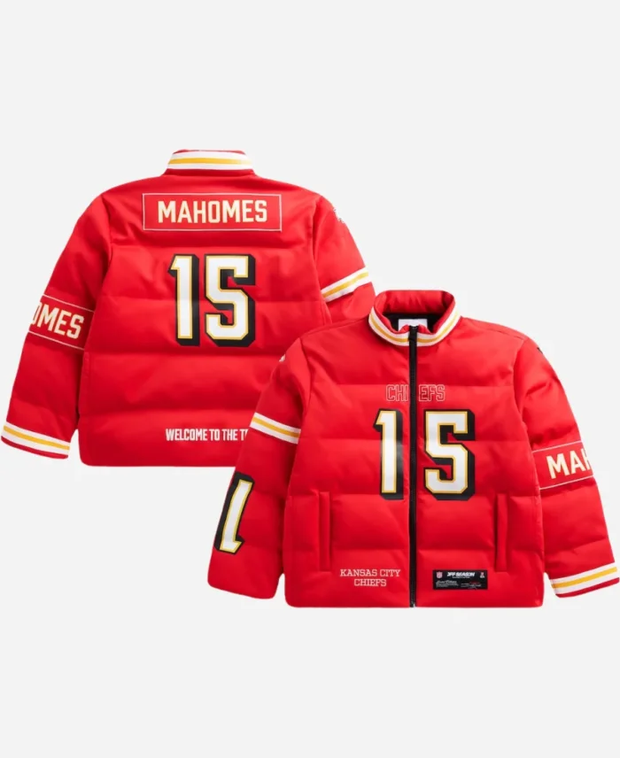 Patrick Mahomes Kansas City Chiefs Off Season Puffer Jacket