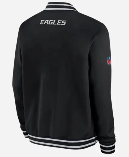 Philadelphia Eagles Nike Sideline Coach Black Bomber Jacket For Sale