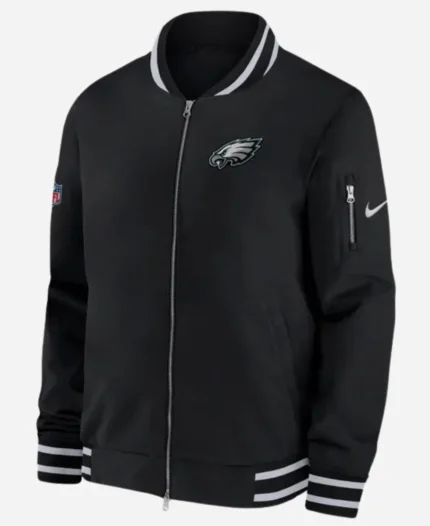 Philadelphia Eagles Sideline Coach Black Jacket