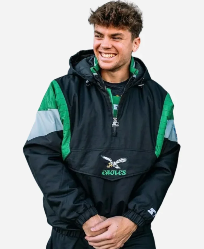 Philadelphia Eagles Starter Half Zip Jacket