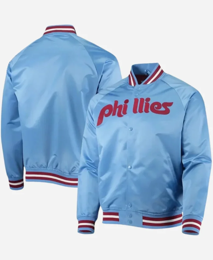 Philadelphia Phillies Raglan Satin Jacket