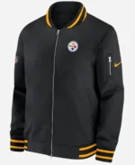 Pittsburgh Steelers Sideline Coach Black Jacket