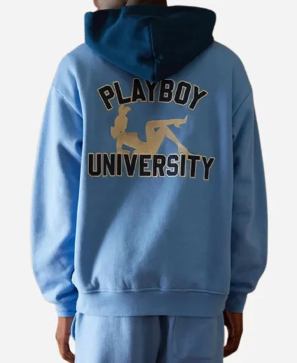 Playboy University Blue Pullover Hoodie