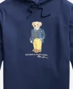 Polo Ralph Lauren Bear Pullover Navy Blue Hoodie For Unisex