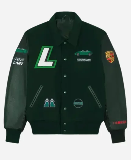 Porsche L’ART 968 Varsity Green Jacket