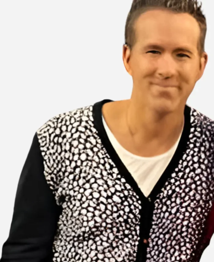 Ryan Reynolds The One Show Leopard Cardigan