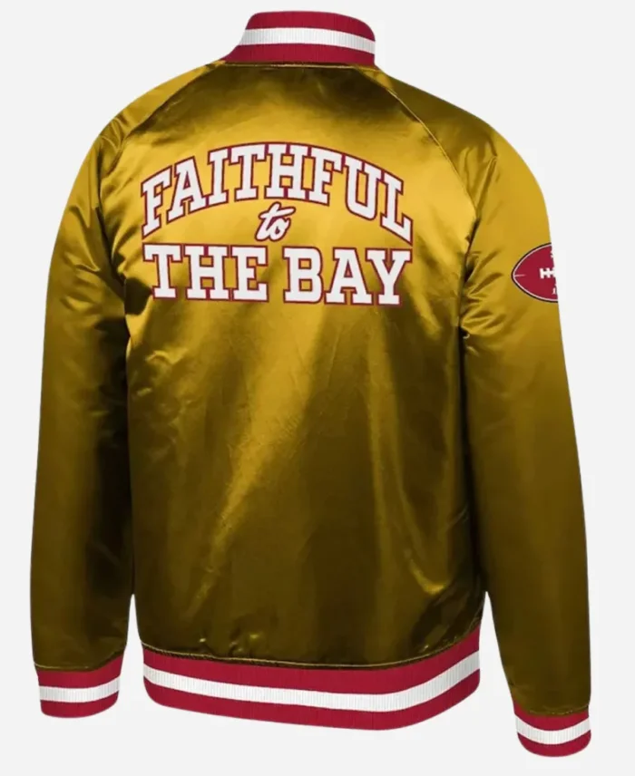 San Francisco 49ers Mitchell & Ness Faithful to the Bay Jacket For Sale