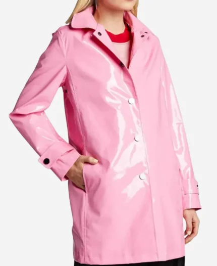 Savannah Guthrie The Today Show Pink Rain Coat