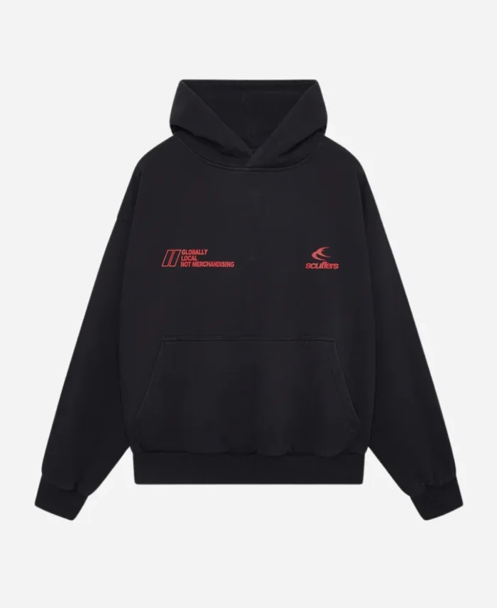 Scuffers Globally Black Pullover Hoodie 