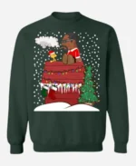 Sherri 2024 Jawn Murray Snoop Dogg Christmas Crewneck Green Sweatshirt