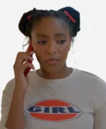 Shrinking Jessica Williams White 90s Girl T-Shirt