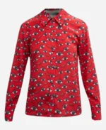 Shrinking S2 Jessica Williams Red Eye Print Top