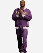 Snoop Dogg Jimmy Kimmel Live Purple Tracksuit