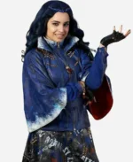 Sofia Carson Descendants S03 Blue Studded Jacket