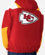 Starter Kansas City Chiefs Yellow and Red Pullover Hooded Jacket