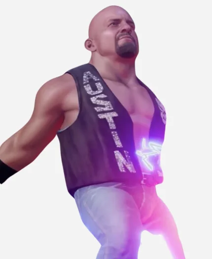 Steve Austin WWE 2K Battlegrounds Stone Cold Leather Vest For Sale