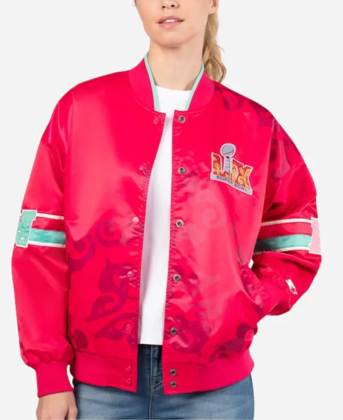 Super Bowl LIX Interception Starter Varsity Jacket