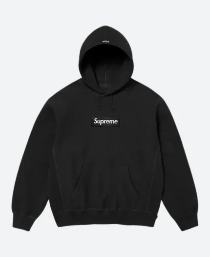 Supreme-Box-Hoodie-Black