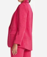 TV-Show The Voice Season 26 Christina Eagle Hot Pink Embellished Blazer