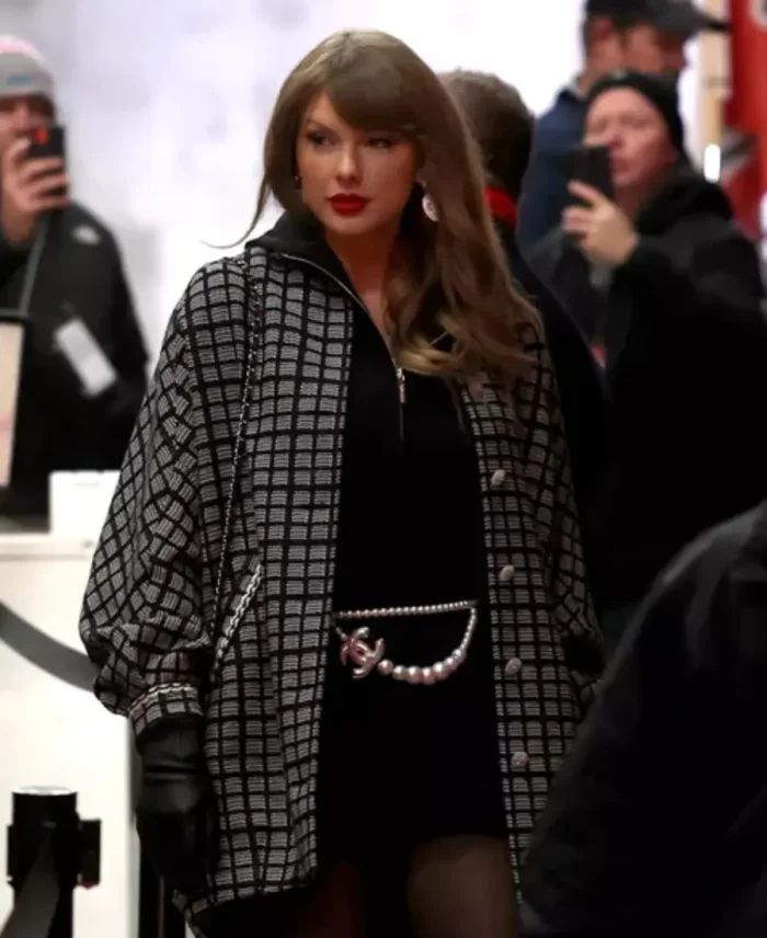 Taylor Swift Chiefs Texans 2025 Game Checked Jacket