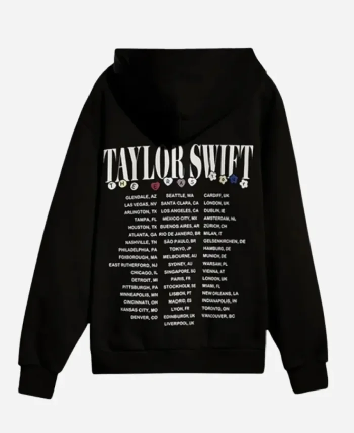 Taylor Swift The Eras Tour Friendship Bracelet Black Hoodie For Sale