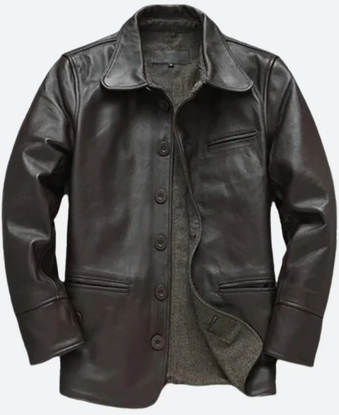 The-Dig-Stuart-Piggott-Leather-Jacket-Front