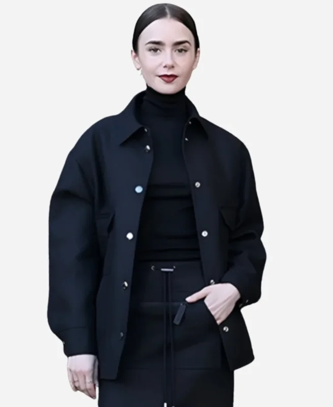 The Dior Cruise Show 2025 Lily Collins Jacket