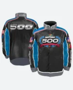 The-Great-America-Race-2024-Daytona-500-Racing-Leather-Jacket-Front-Back