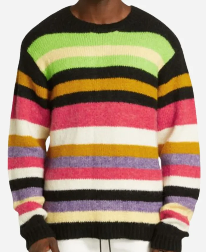 The Today Show Kevin Hart Multicolor Striped Sweater