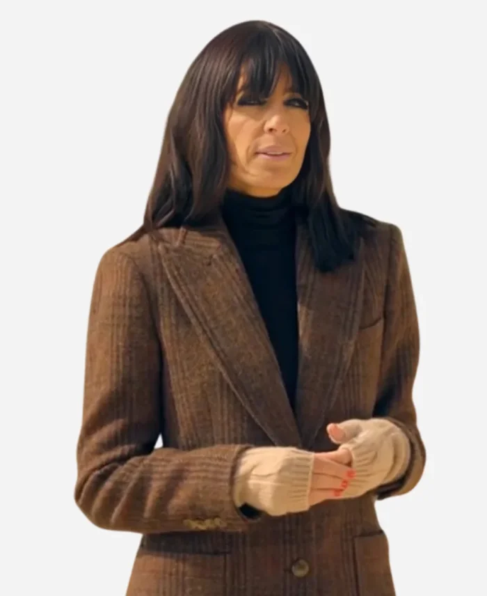 The Traitors Uk Claudia Winkleman Brown Blazer