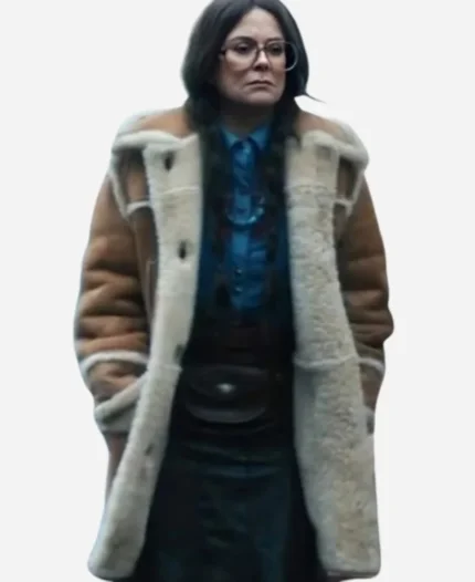 The Umbrella Academy S04 Megan Mullally Shearling Coat