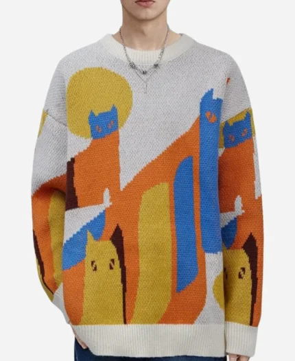 Trevor Tordjman Bunkd S07 Cat Oversized Sweater