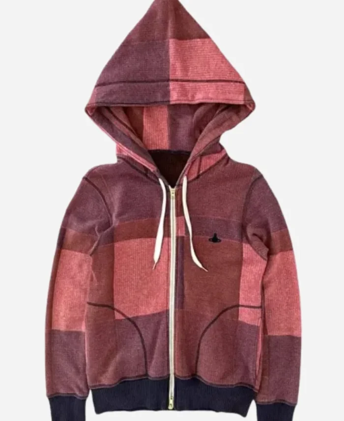 Vivienne Westwood Plaid Wizard Knit Hoodie