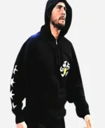 WWE CM Punk GTS Black Zipper Hoodie