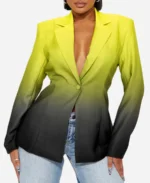 WWE Smackdown Bayley Yellow Tie Dye Blazer For Sale