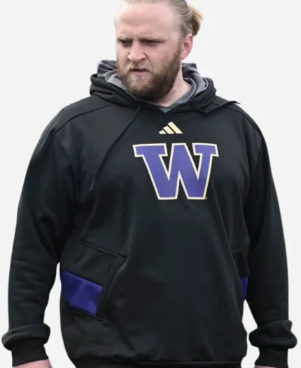 Washington Huskies Black Fleece Pullover Hoodie