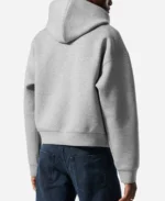 Weekday Simon Scuba Grey Zip Hoodie For Unisex