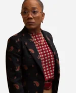 Will Trent S03 Sonja Sohn Black Paisley Print Blazer