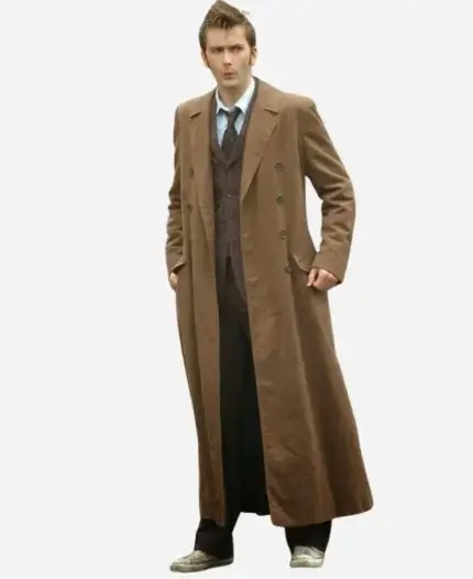 10th Doctor Brown Trench Coat