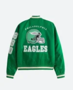 Abercrombie Eagles Green Varsity Jacket