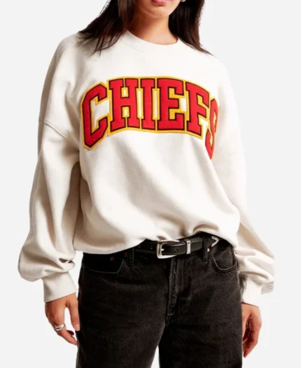 Abercrombie Kansas City Chiefs Graphic Crew Sweatshirt