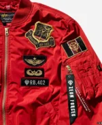 Alpha Industries Strict-G Ma-1 Red Jacket